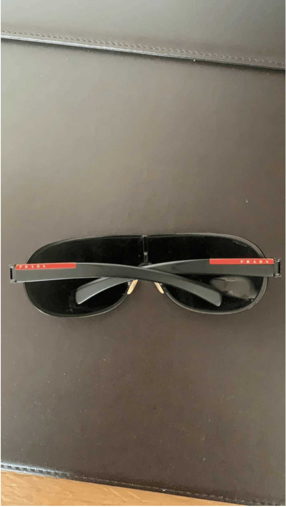 Prada × Vintage PRADA Sunglasses Wrap Shield Mask… - image 3