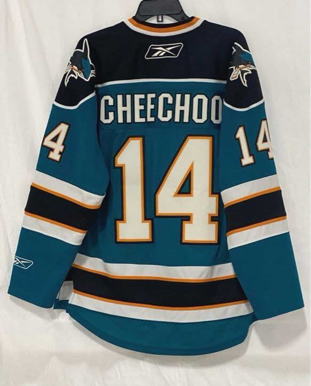 NHL Reebok Sharks Jonathan Cheechoo #14 Multicolo… - image 2