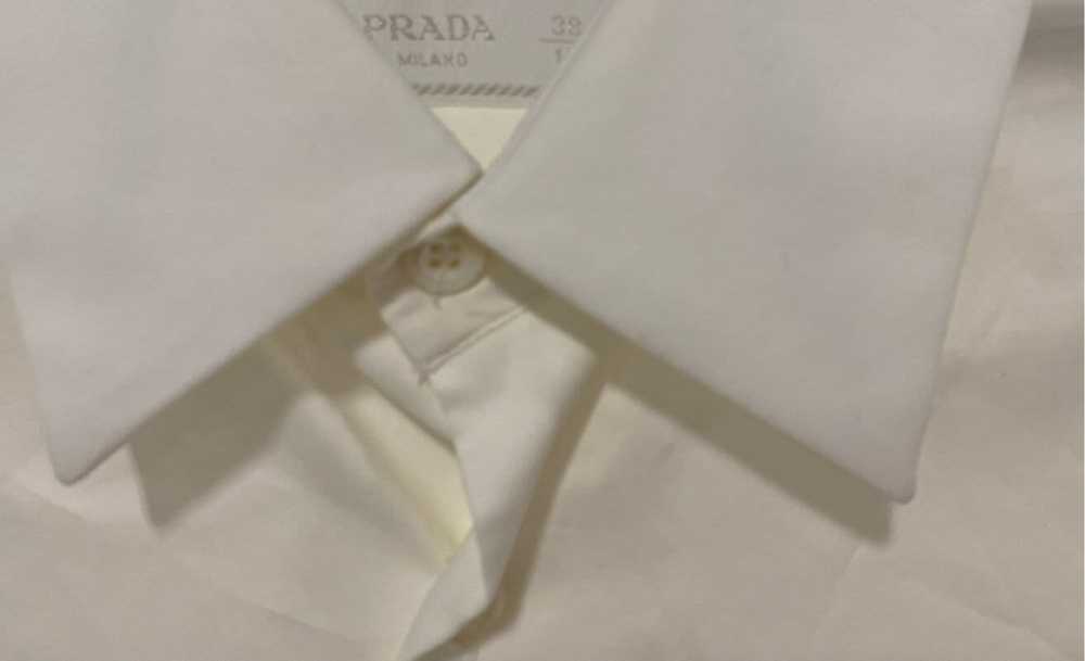 Prada White Long Sleeve Button Up Shirt - Size 38 - image 6