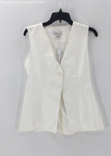 Derek Lam 10 Crosby Women's Cotton Blend Vest Whit