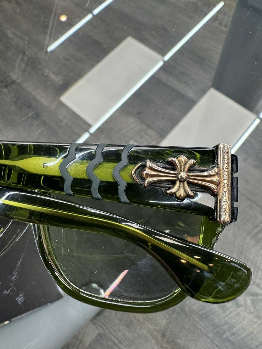 Chrome Hearts CH JACKTASTIC SUNGLASSES GREEN - image 6