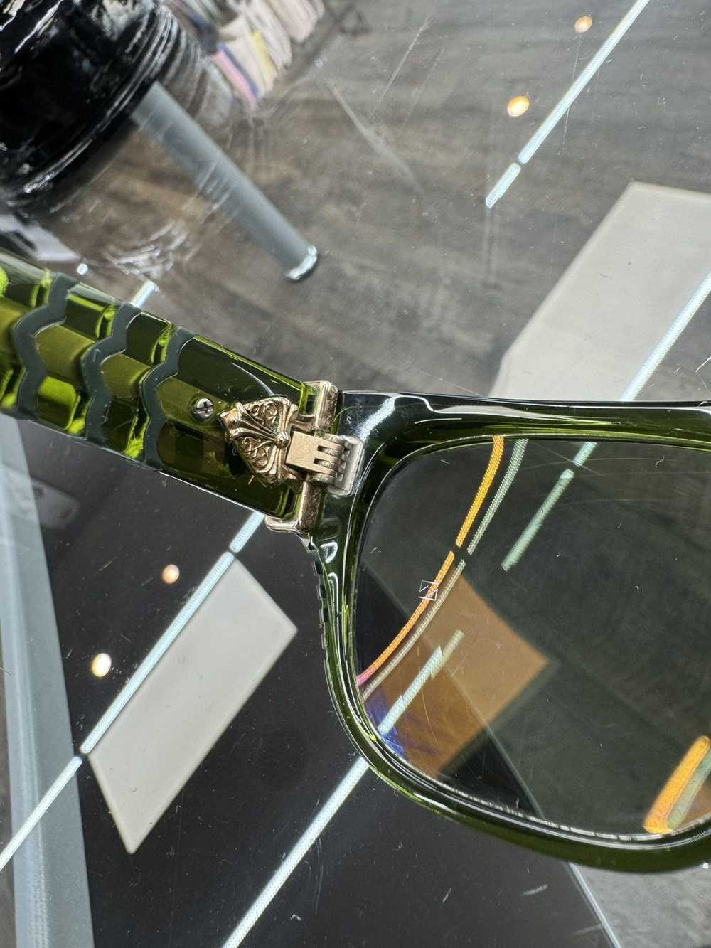 Chrome Hearts CH JACKTASTIC SUNGLASSES GREEN - image 8