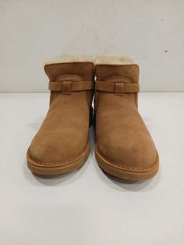 Ugg Women's Elisa Brown Suede Booties Super Cute … - image 1