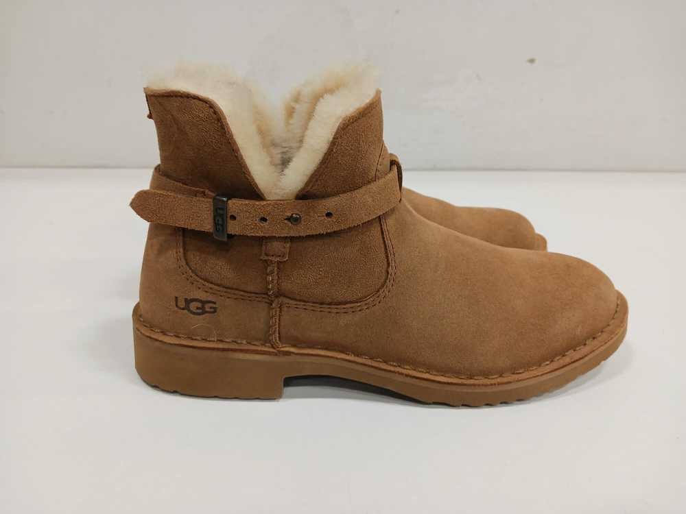 Ugg Women's Elisa Brown Suede Booties Super Cute … - image 2