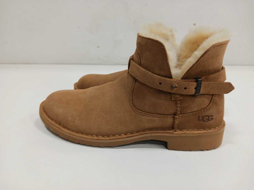 Ugg Women's Elisa Brown Suede Booties Super Cute … - image 3