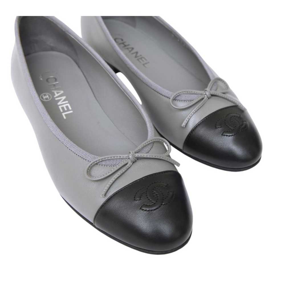 Chanel Leather ballet flats - image 5