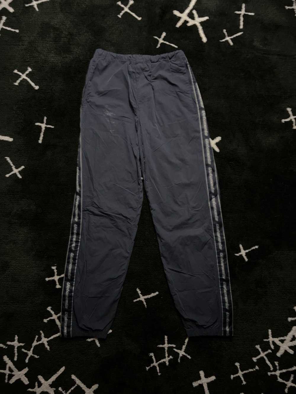 Vetements SS18 - Logo Tape Track Pants - image 1