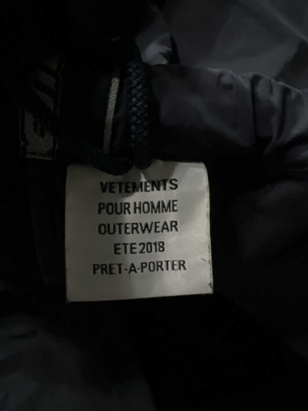 Vetements SS18 - Logo Tape Track Pants - image 4