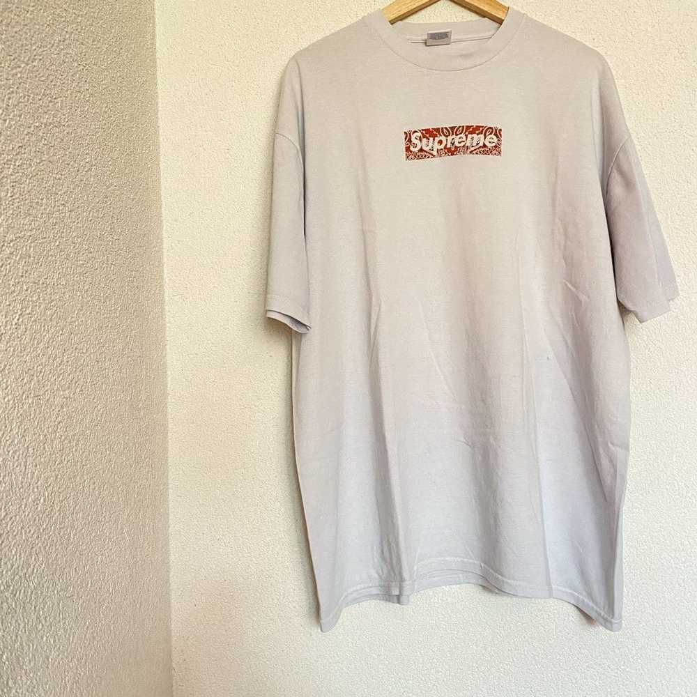 Supreme Supreme Bandana Boxlogo Paisley tee 2001 - image 1