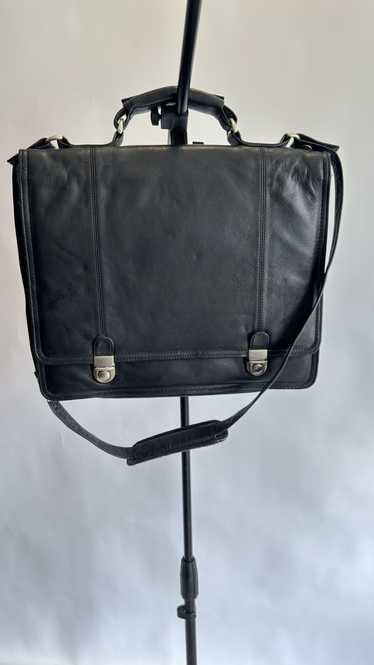 Wilsons Leather Wilson Black 100% Leather Messenge