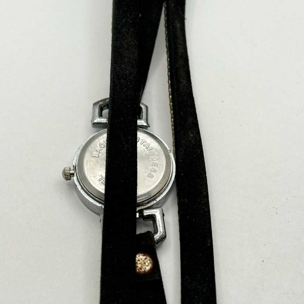 Other Silver & Black Rhinestone Watch - image 4