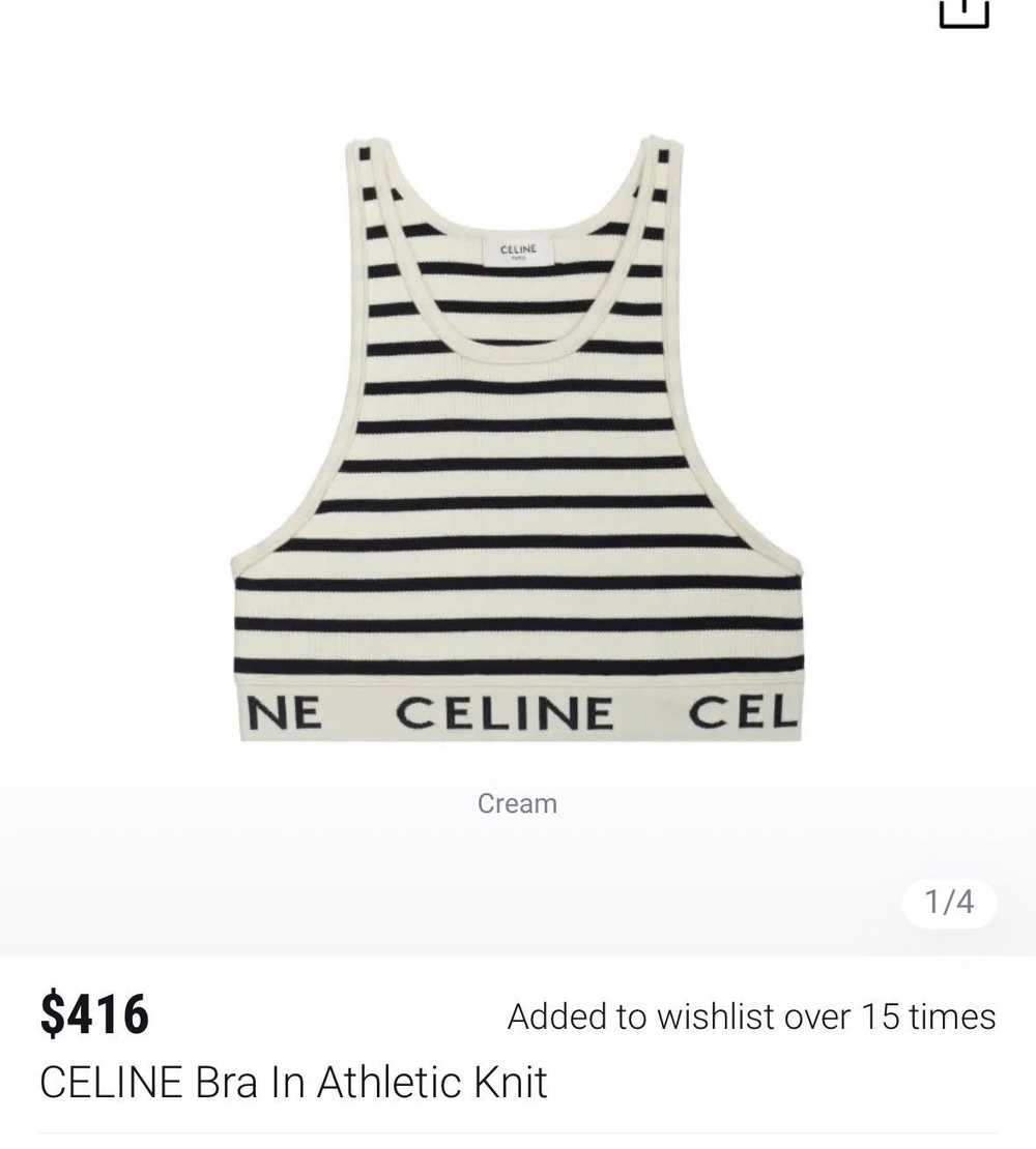 Celine CELINE Bra In Athletic Knit - image 5