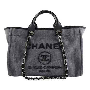 Chanel Deauville cloth tote