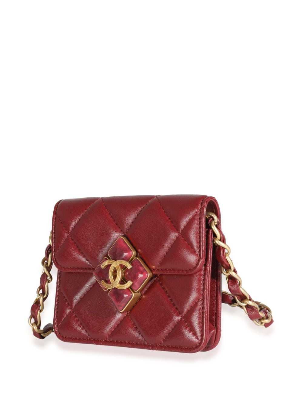 CHANEL Pre-Owned 2021 mini diamond-quilted should… - image 3