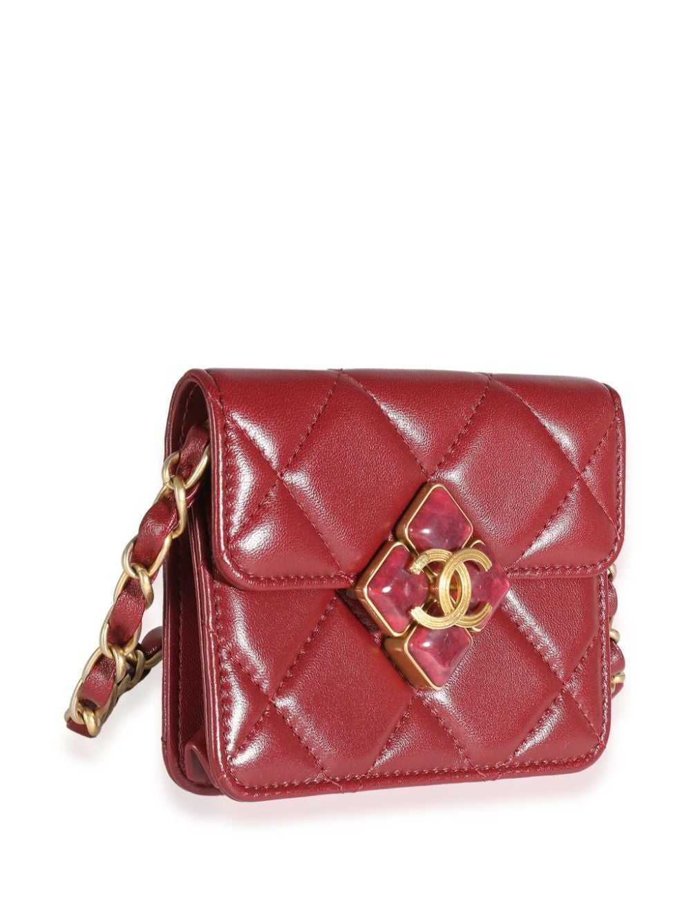 CHANEL Pre-Owned 2021 mini diamond-quilted should… - image 4