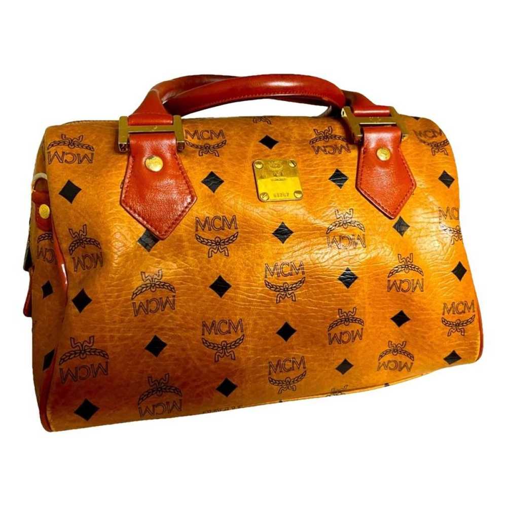 MCM Boston leather handbag - image 1