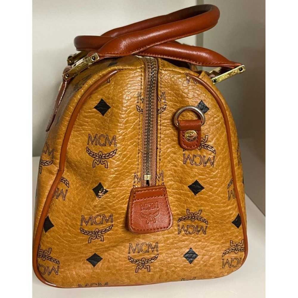 MCM Boston leather handbag - image 5