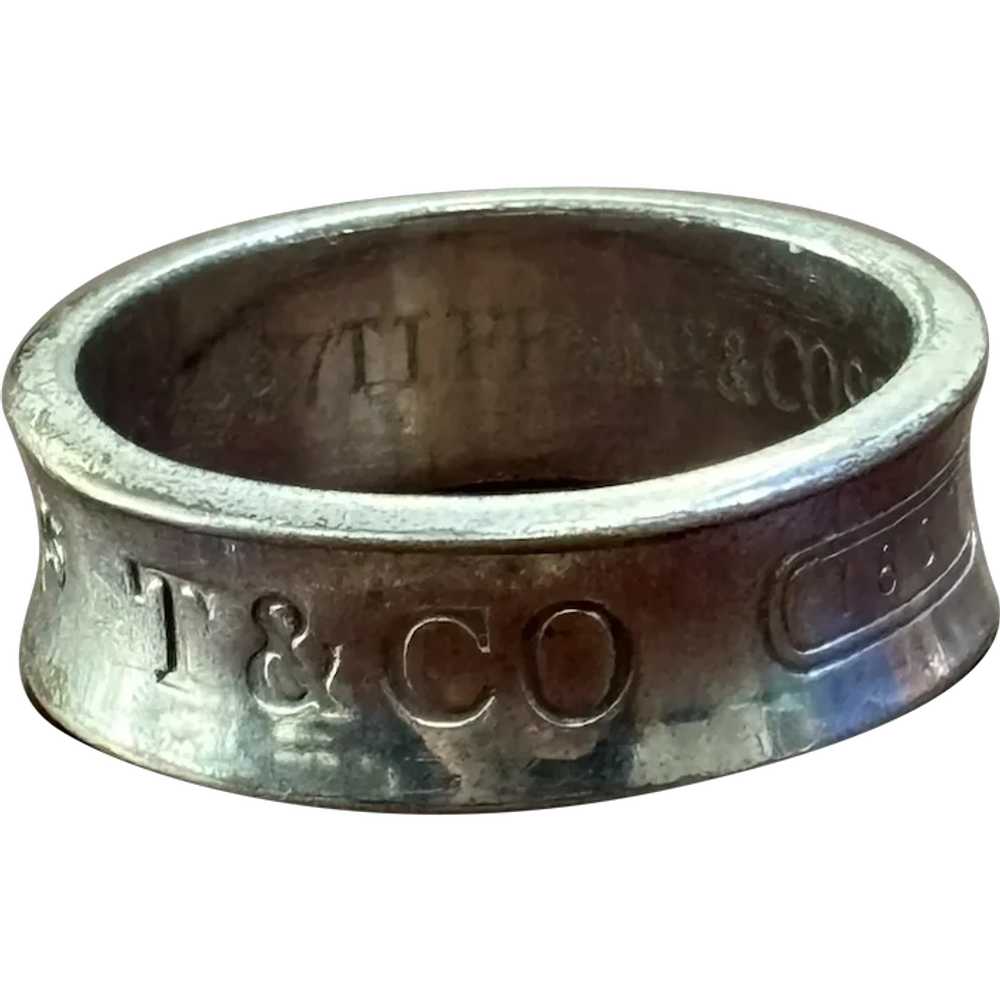 Tiffany & Co Sterling Silver 1837 Ring - image 1