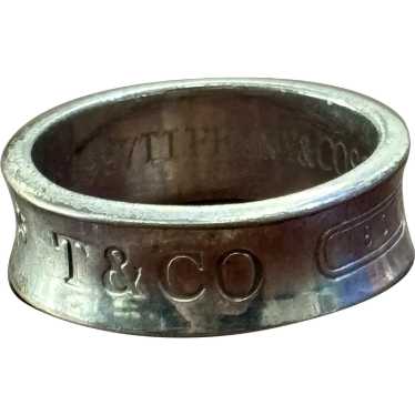 Tiffany & Co Sterling Silver 1837 Ring - image 1