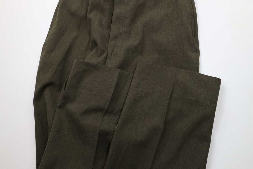 Vintage Vintage 90s Military Corps Wide Leg Trous… - image 5