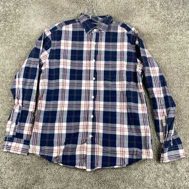 Gap Multicolor Plaid Casual Long Sleeve Button Up… - image 1