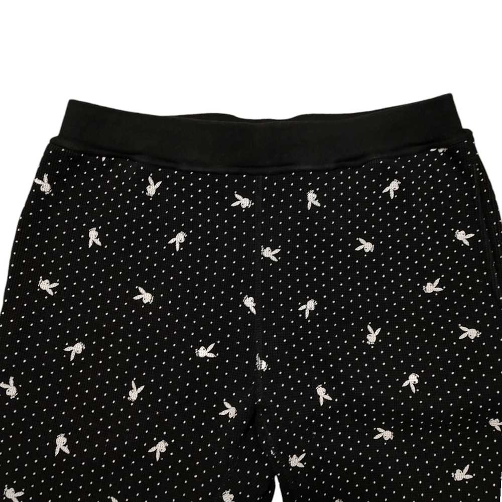 Supreme Playboy Bunny Mens Rare Black Jogger Swea… - image 6