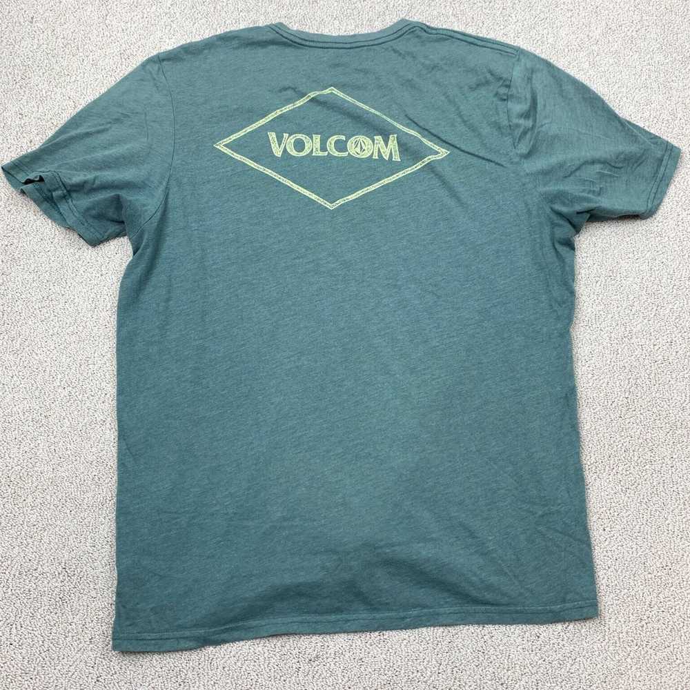 Volcom Green Crew Neck Short Sleeve Men's Large M… - image 1