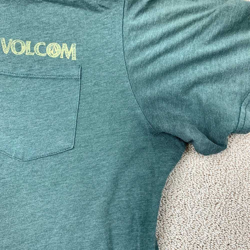 Volcom Green Crew Neck Short Sleeve Men's Large M… - image 3