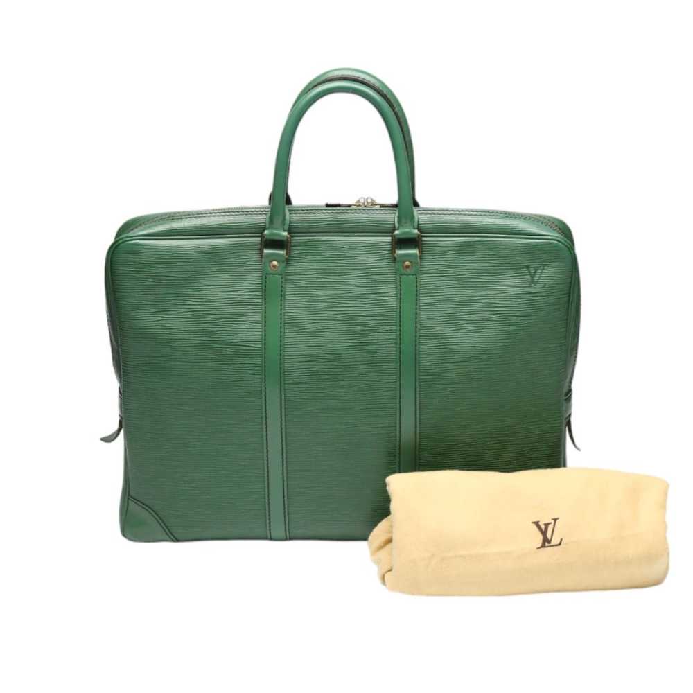 LOUIS VUITTON Tote Bag M54474 Epi Leather green E… - image 2