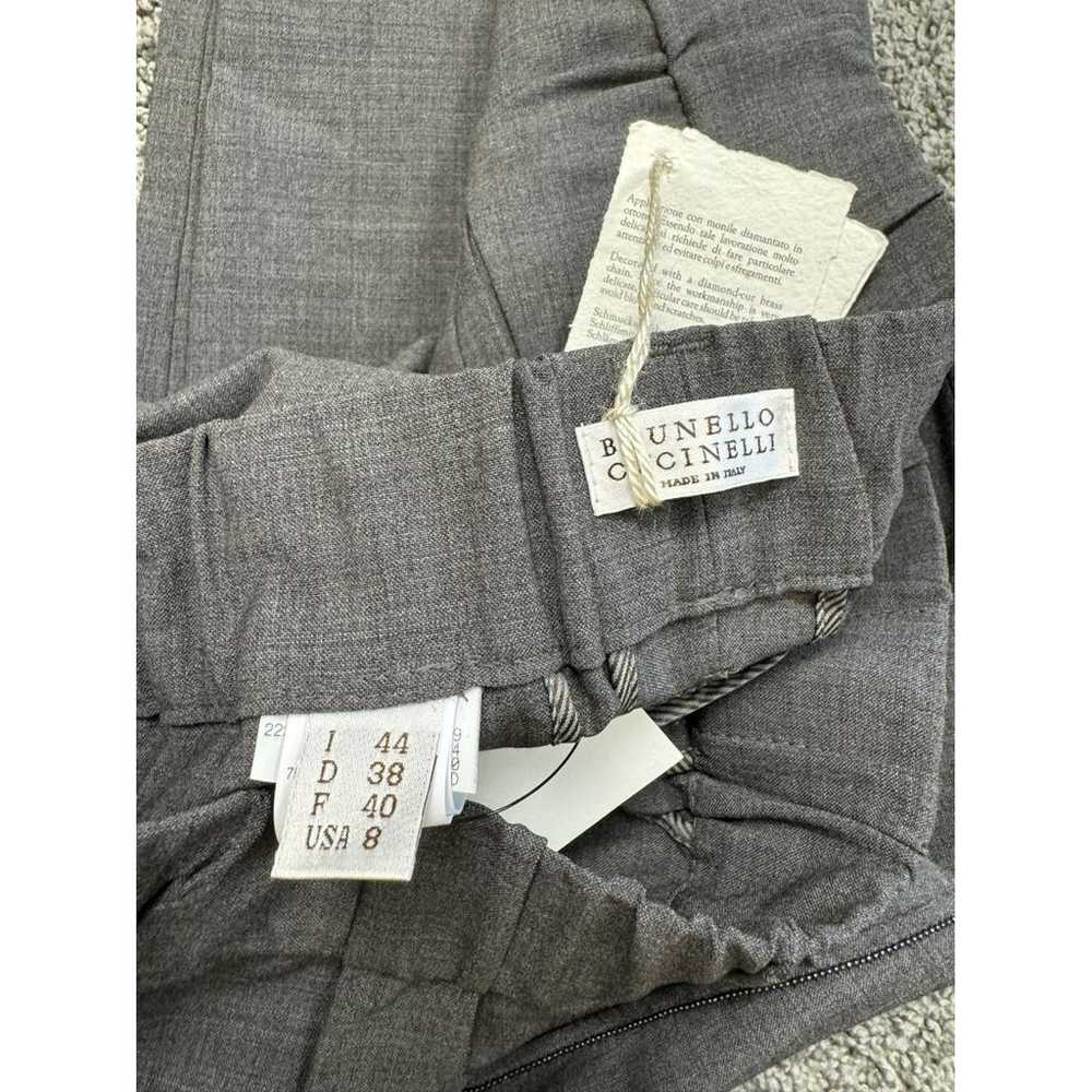 Brunello Cucinelli Wool carot pants - image 2