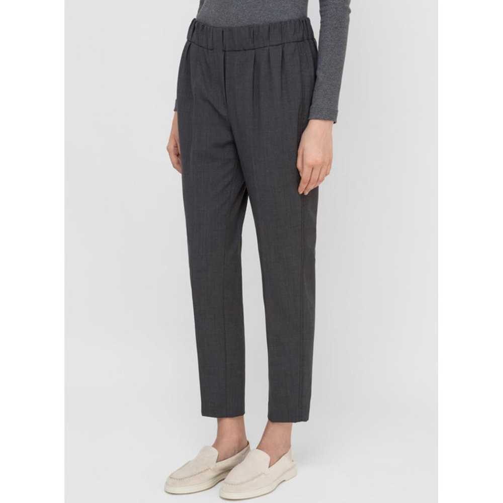 Brunello Cucinelli Wool carot pants - image 5