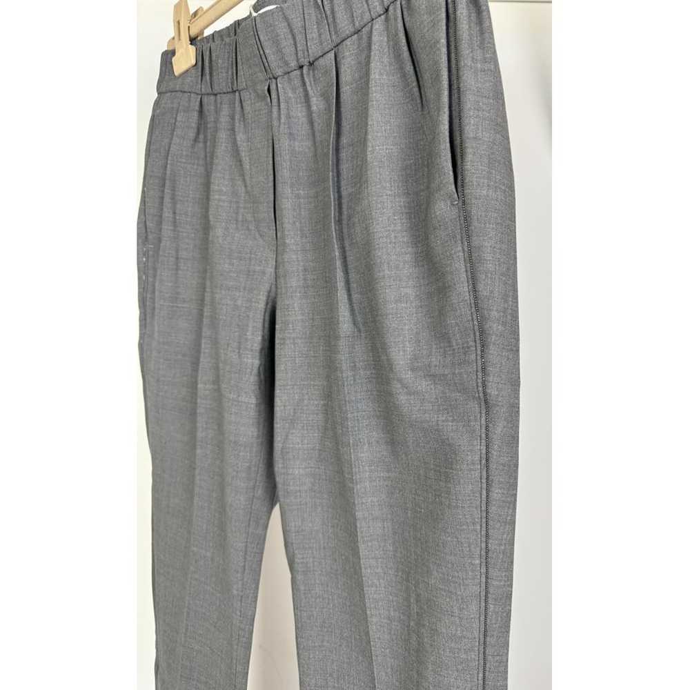 Brunello Cucinelli Wool carot pants - image 6