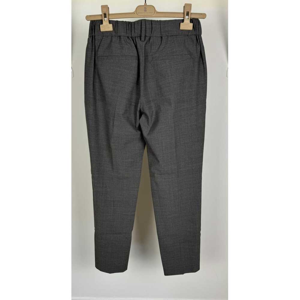 Brunello Cucinelli Wool carot pants - image 7