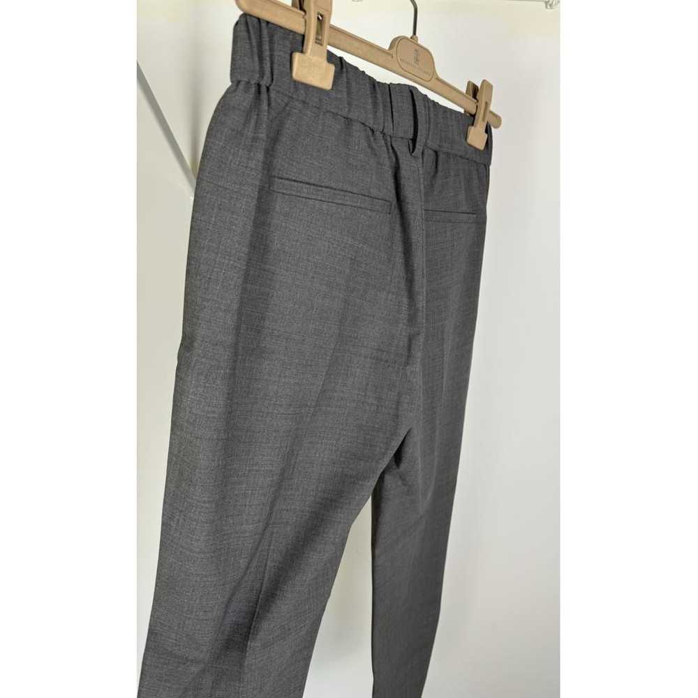 Brunello Cucinelli Wool carot pants - image 8