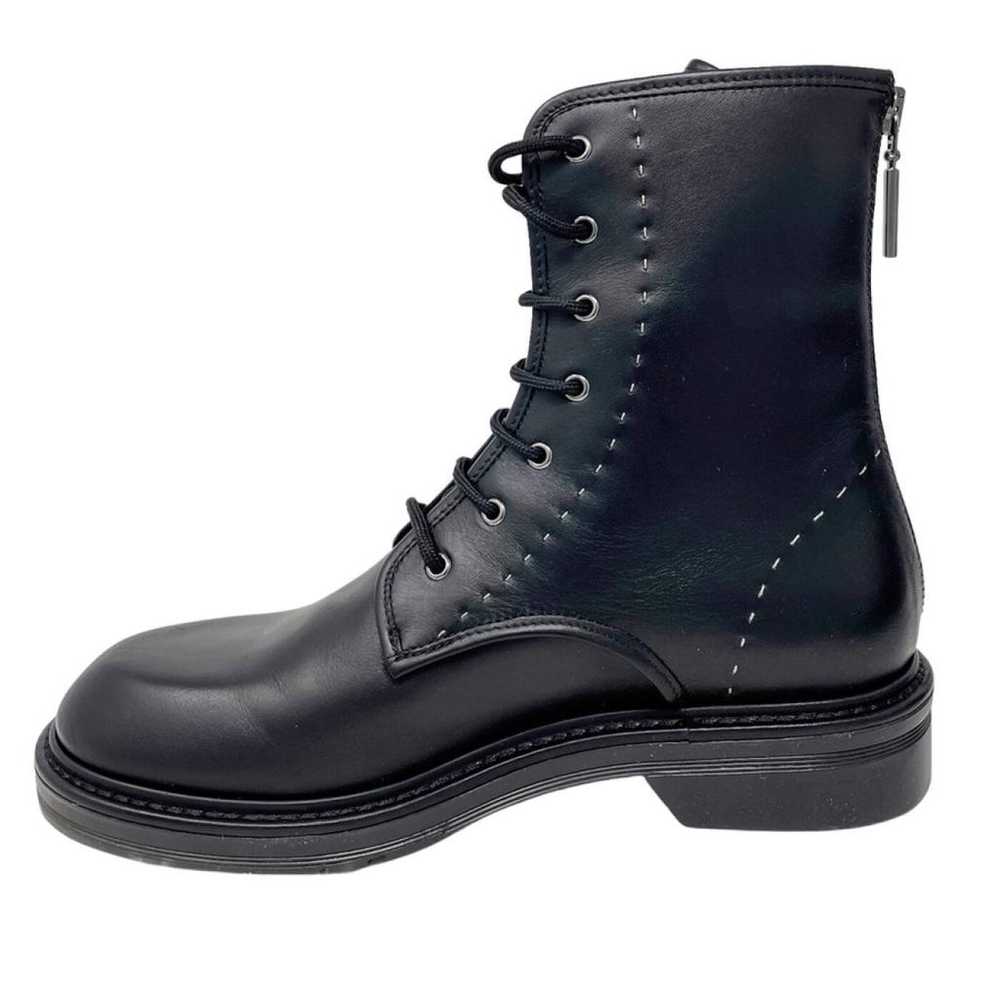 Max Mara Leather biker boots - image 11