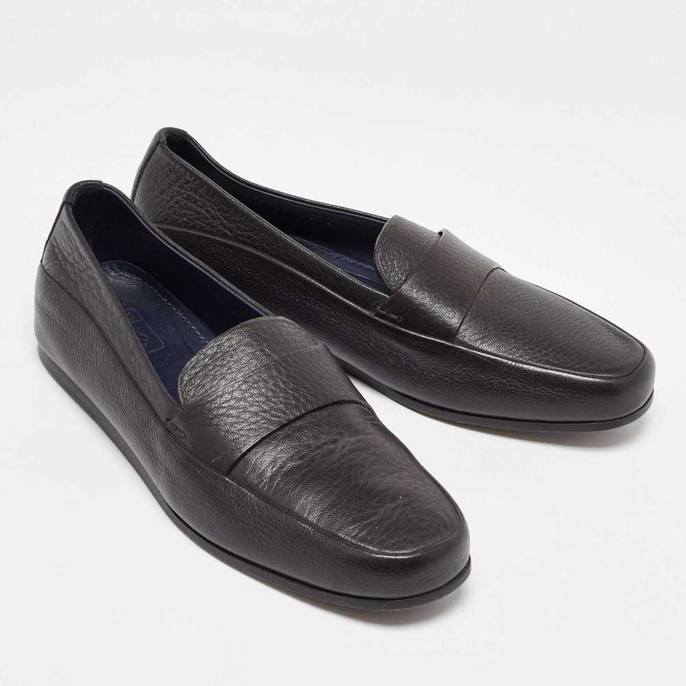 Ermenegildo Zegna Leather flats - image 3