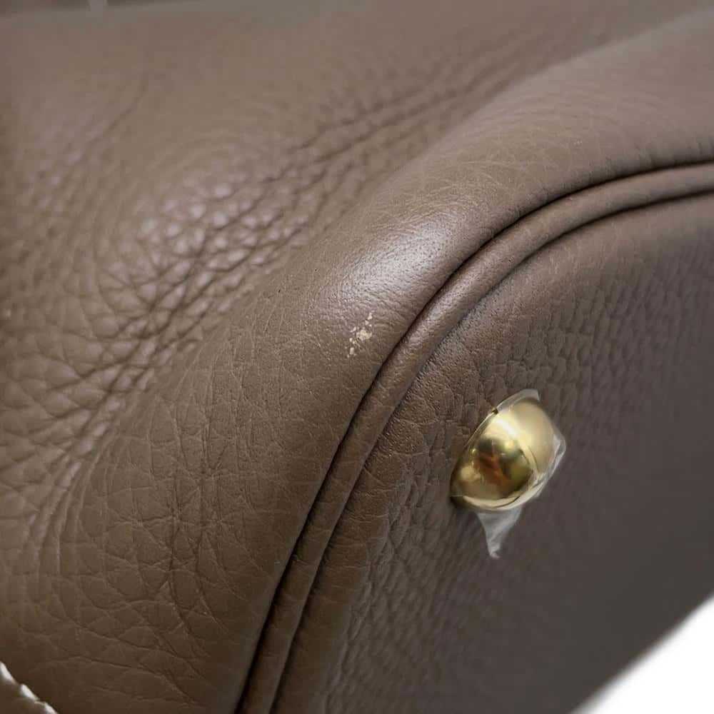 Hermes Hermes handbag Bolide 31 Etoupe Taurillon … - image 12