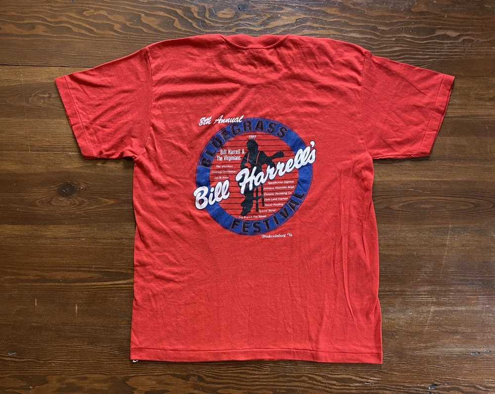 Band Tees × Vintage Vintage ‘87 Bluegrass Festiva… - image 1