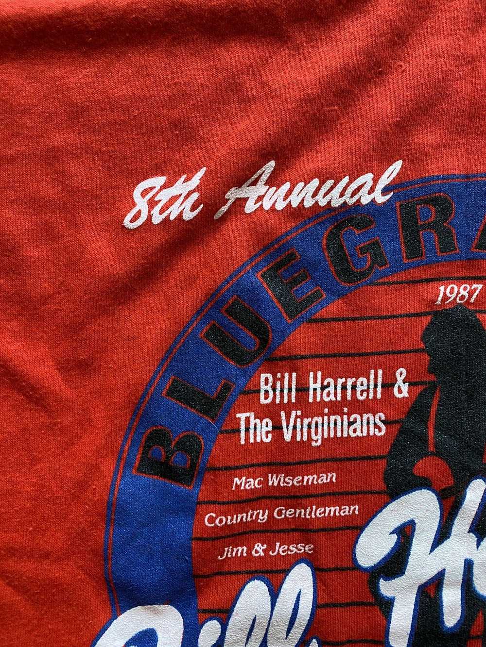 Band Tees × Vintage Vintage ‘87 Bluegrass Festiva… - image 4