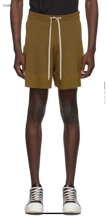 Rick Owens Green Rick Owens Cashmere Shorts Size X