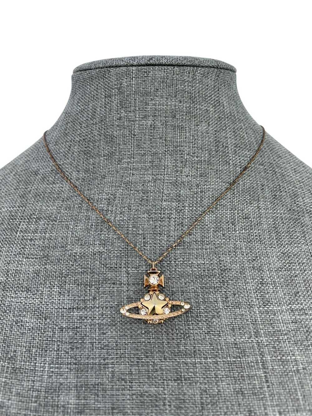 Vivienne Westwood Crystal Star Orb Necklace - image 2