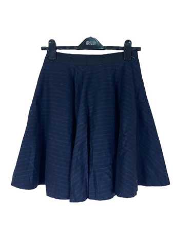 Lanvin Lanvin en Blue Stripe Skirt