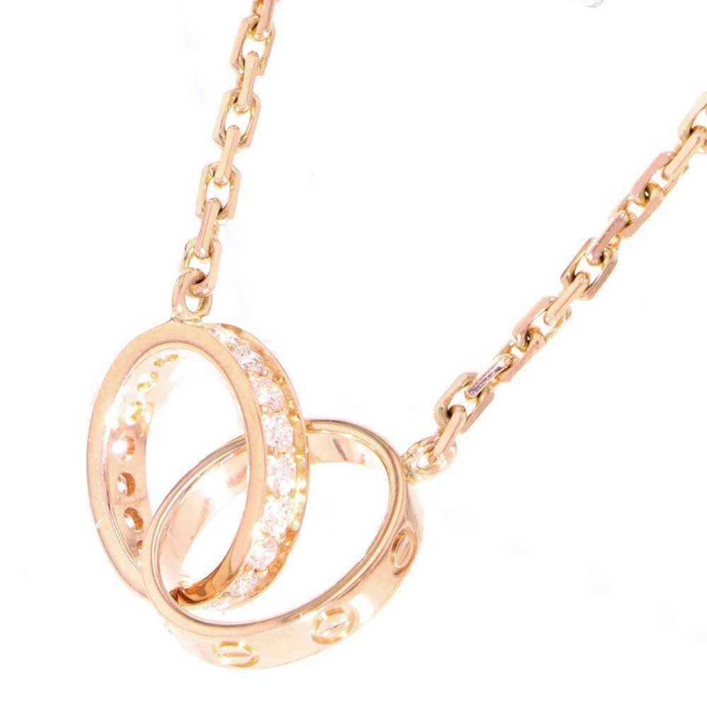 Cartier Cartier Necklace LOVE Diamond 18P Total 0… - image 1