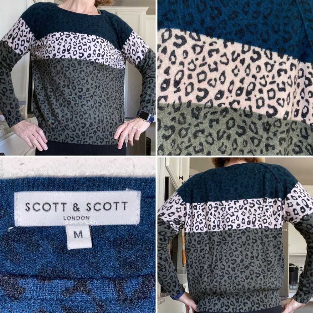 Scott X Scott Scott & Scott London $250 Leopard S… - image 1