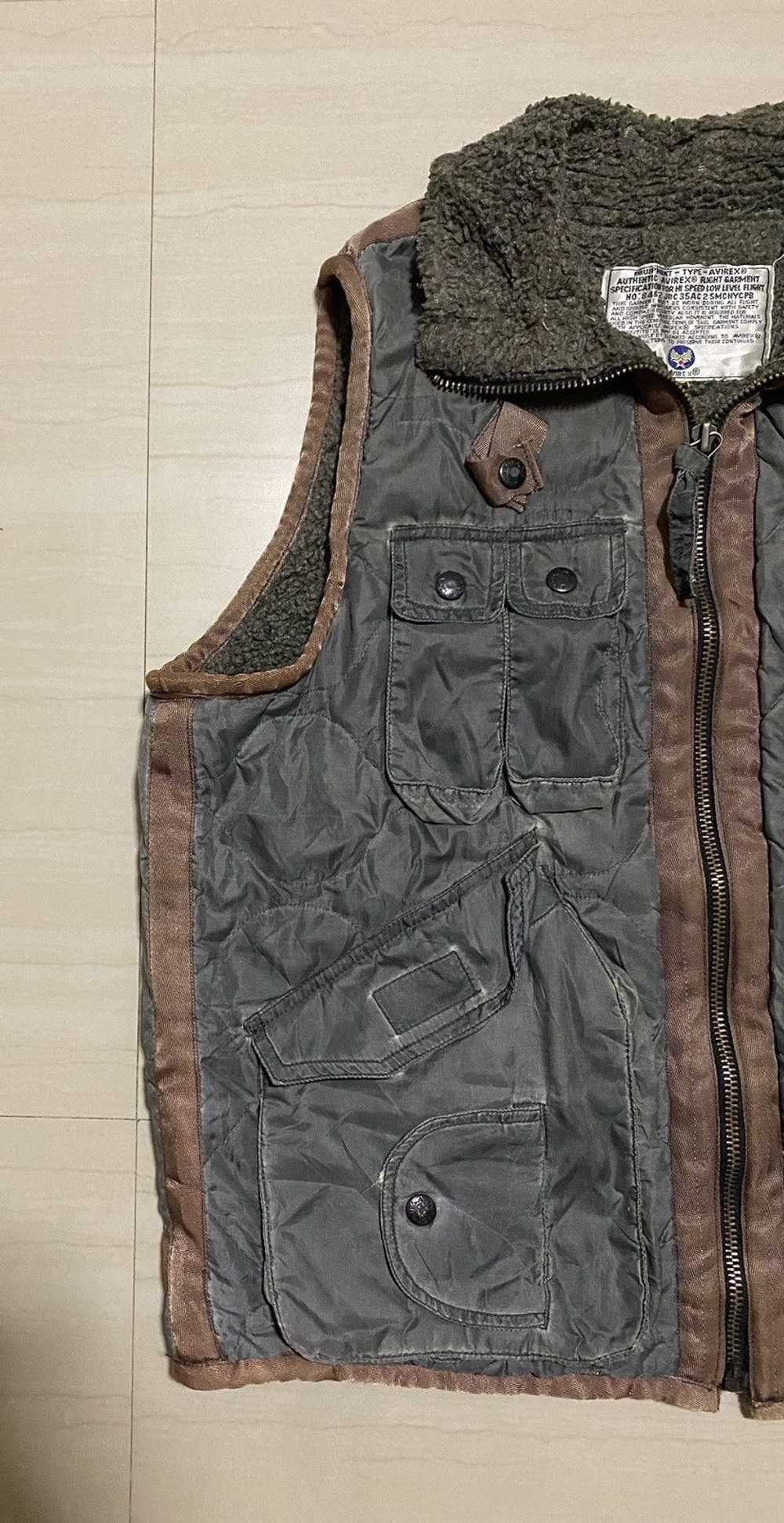 Avirex Vintage 90’s Avirex Quilted Vest - image 4