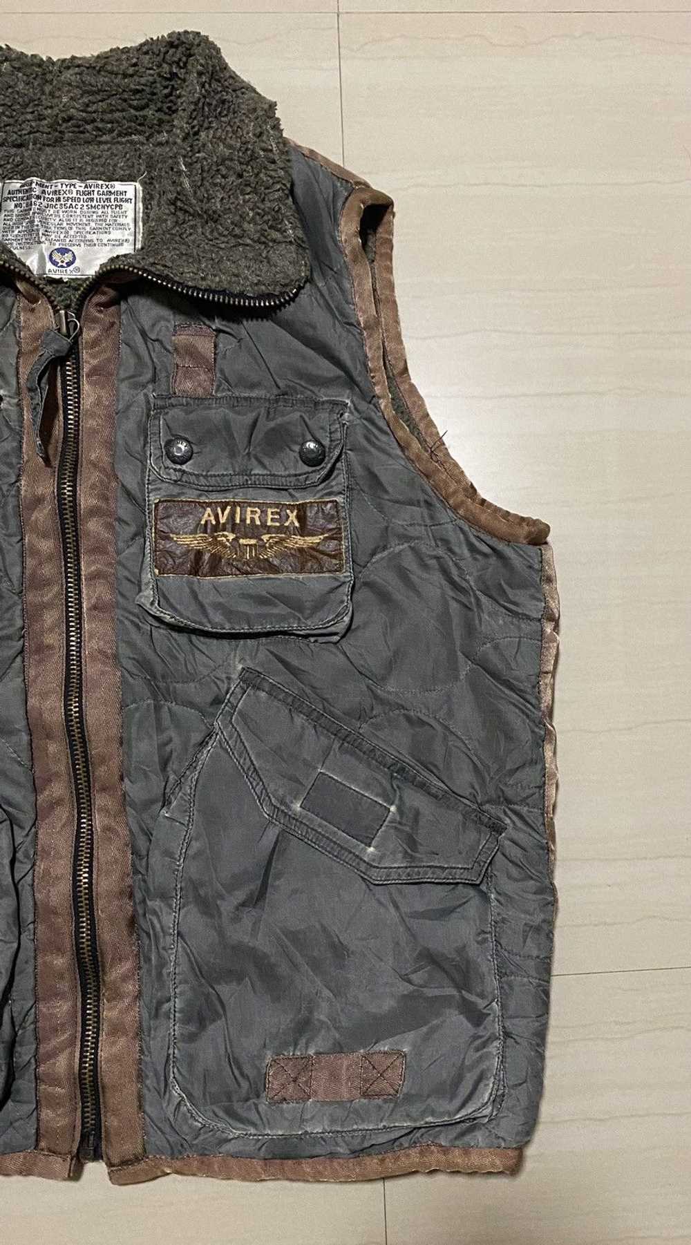 Avirex Vintage 90’s Avirex Quilted Vest - image 5