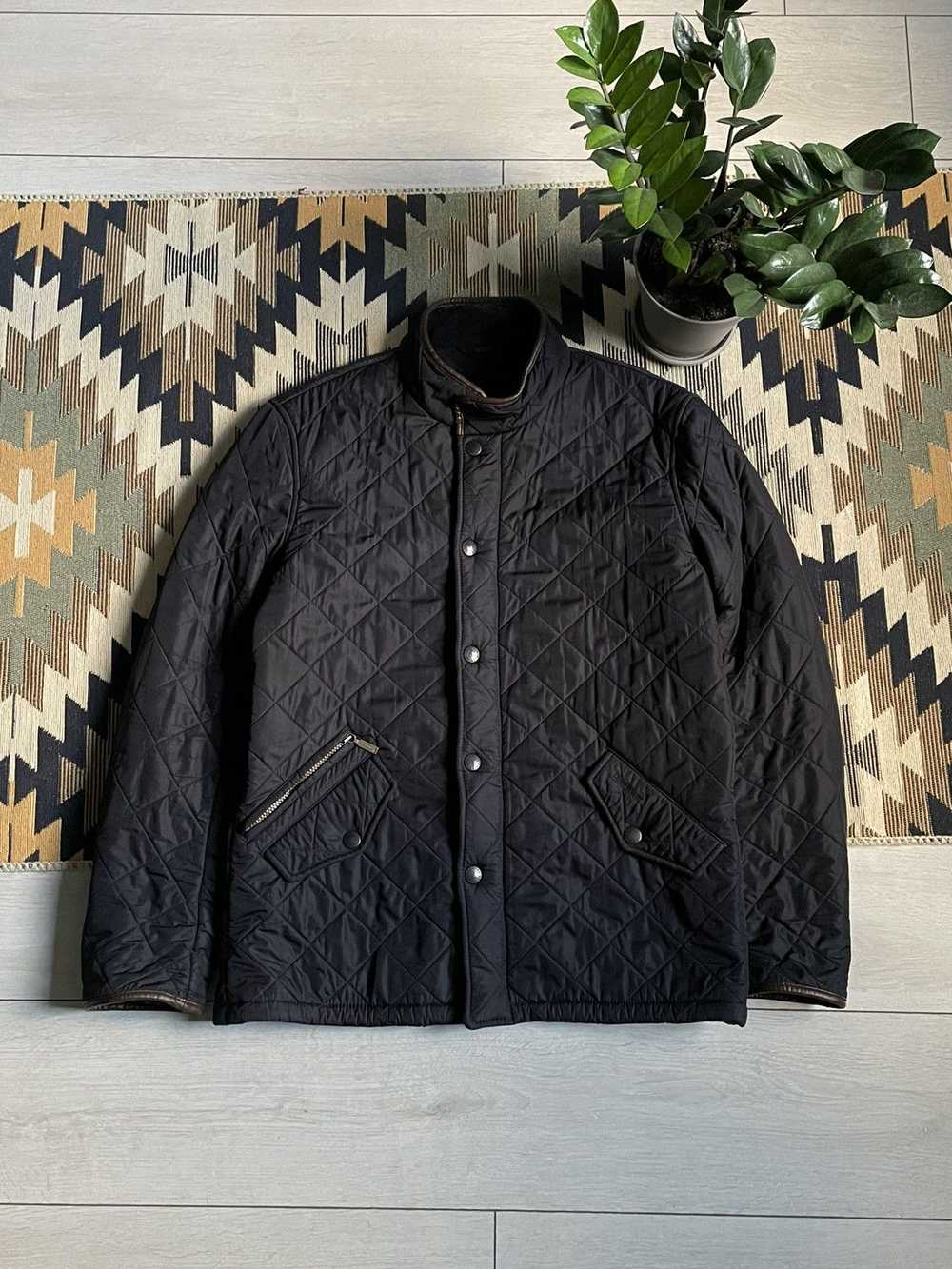 Barbour × Vintage Barbour Powell Quilted Winter J… - image 1