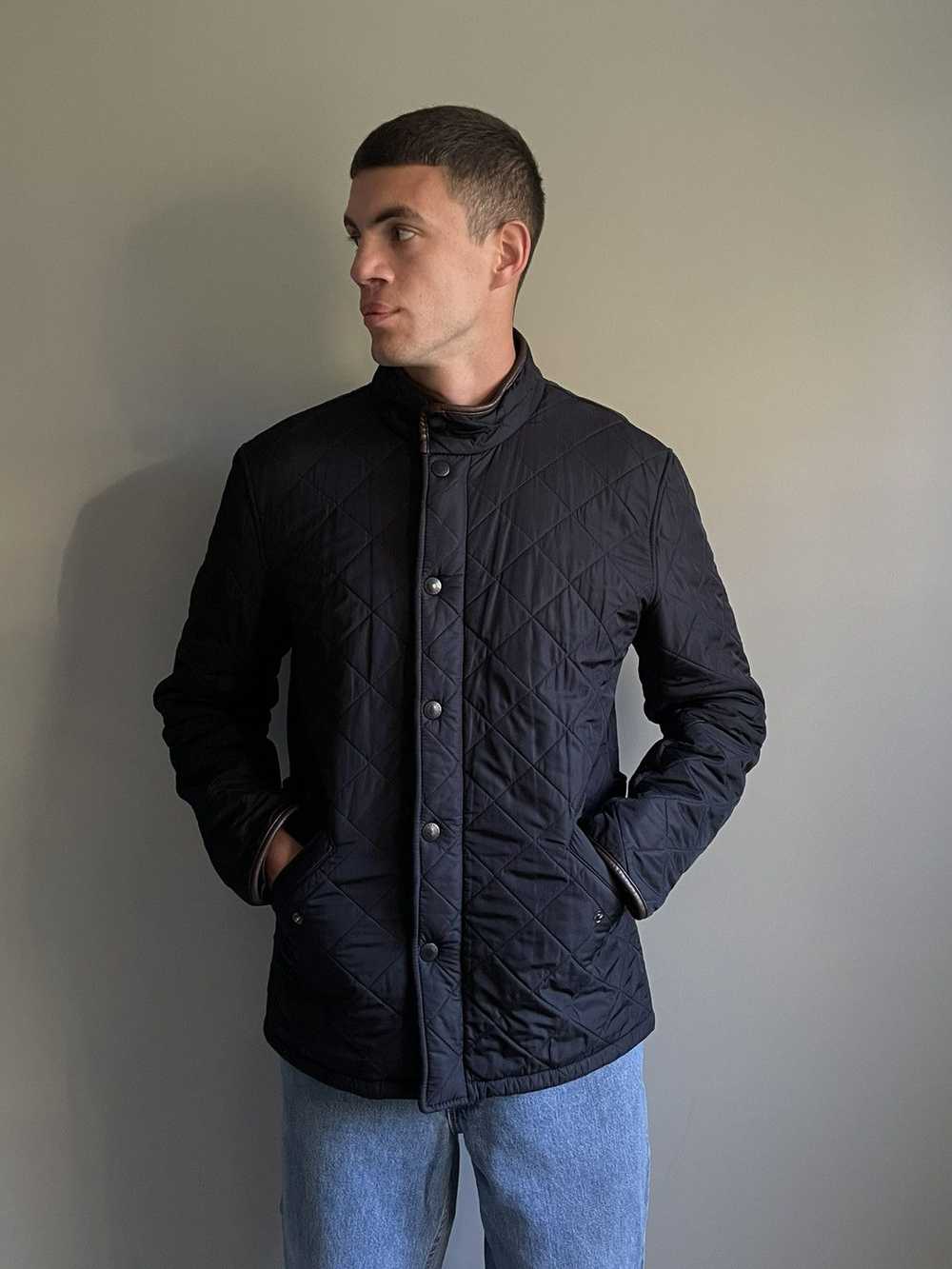 Barbour × Vintage Barbour Powell Quilted Winter J… - image 2