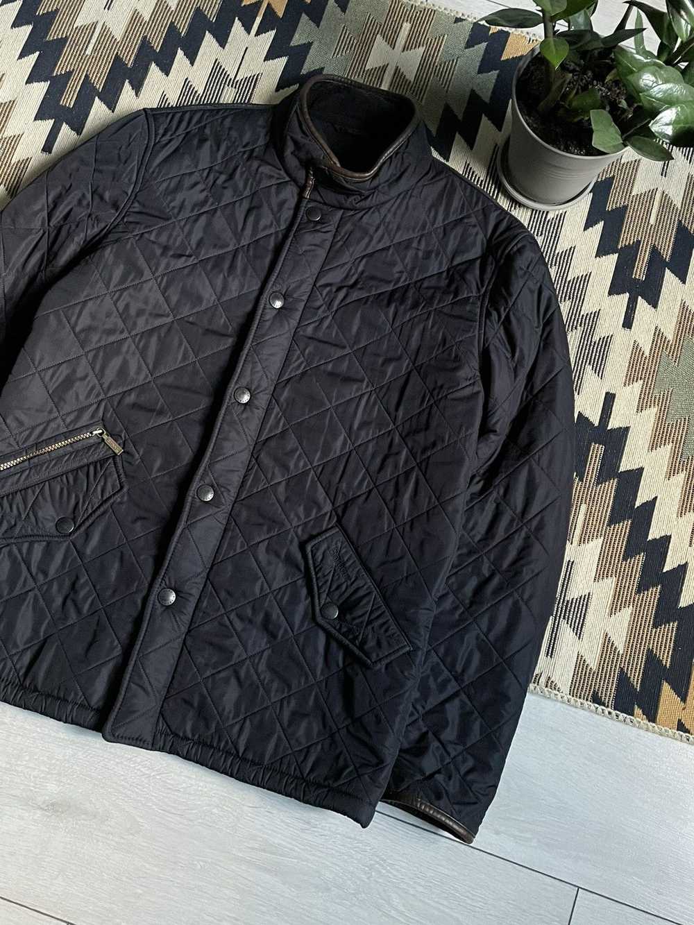 Barbour × Vintage Barbour Powell Quilted Winter J… - image 4