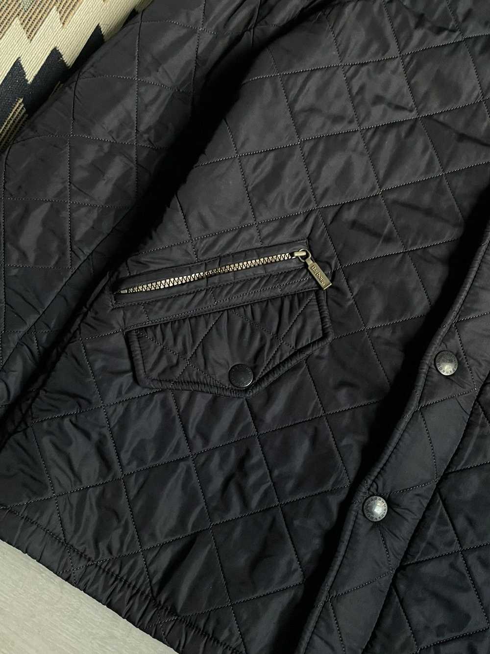 Barbour × Vintage Barbour Powell Quilted Winter J… - image 9